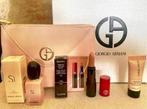 Prachtige Armani Si edp set,make up tas,lipstick& foundation, Ophalen of Verzenden, Nieuw, Miniatuur, Gevuld