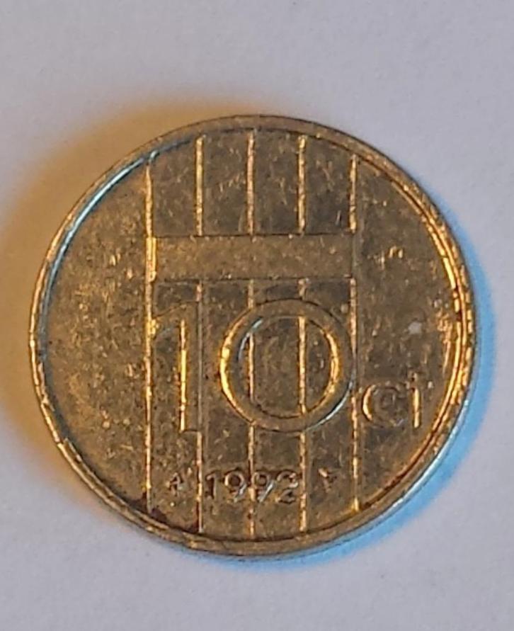 Munt: 10 cent, Nederland 1992 [3681]  [PoMuNe], Postzegels en Munten, Munten | Nederland, Losse munt, 10 cent, Koningin Beatrix