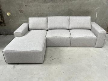 !!ACTIE!! Hoekbank Mack Recycled Zandgrijs / Chaise Longue beschikbaar voor biedingen