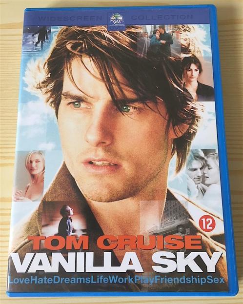 dvd Vanilla Sky met Tom Cruise (met inlay), Cd's en Dvd's, Dvd's | Drama, Zo goed als nieuw, Drama, Vanaf 12 jaar, Ophalen