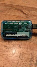 Mini All-in-1 Kaartlezer - Blauw - Met USB Kabel, Ophalen of Verzenden, Gebruikt, Generic