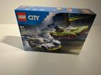 60415 LEGO City Politie auto en race muscle car, Kinderen en Baby's, Speelgoed | Duplo en Lego, -, Nieuw, Ophalen of Verzenden