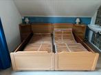Tweepersoonsbed verstelbare bodem ZATERDAGOCHTEND OPHALEN, Huis en Inrichting, Slaapkamer | Bedden, Ophalen, Bruin, Tweepersoons