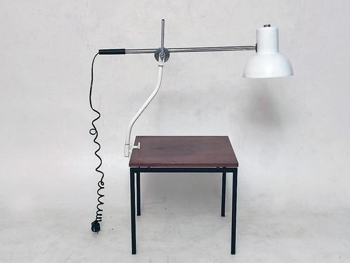 tafellamp klemlamp industrieel design, Antiek en Kunst, Antiek | Lampen, Verzenden