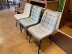 Stoel in Pastel stof, bij afname van 4 stuks = per stuk € 89, Ophalen of Verzenden, Nieuw, Metaal