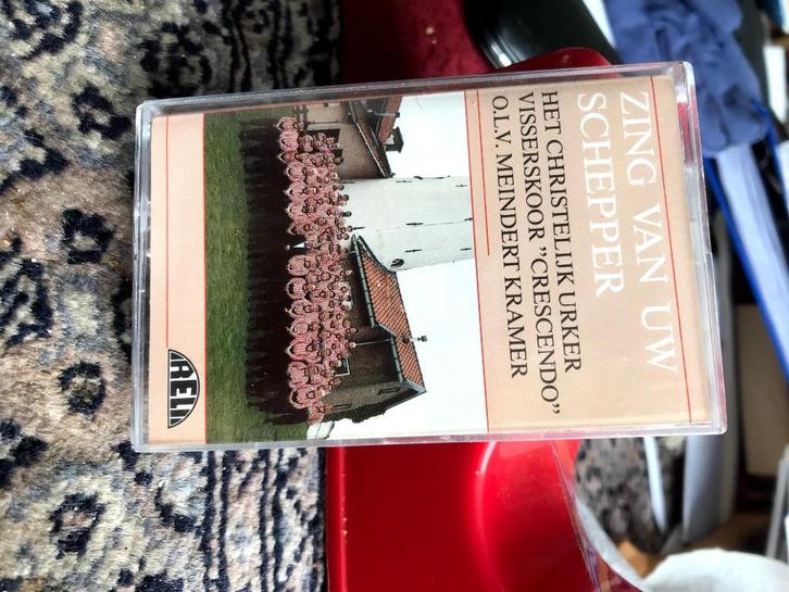 6x Urker koren en musici, Cd's en Dvd's, Cassettebandjes, Gebruikt, Origineel, Religie en Gospel, 2 t/m 25 bandjes, Ophalen of Verzenden