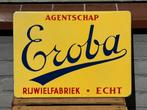 Eroba Rijwielfabriek Echt Emaille Reclamebord Vintage Bord, Antiek en Kunst, Antiek | Emaille, Ophalen of Verzenden