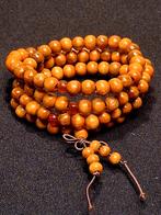 Mala gebedsketting / armband honing geel, Geel, Nieuw, Ophalen of Verzenden, Met bedels of kralen