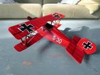 schaalmodel vliegtuig, dubbeldekker, Red Baron, Hobby en Vrije tijd, Ophalen of Verzenden, Nieuw, Vliegtuig, Overige merken