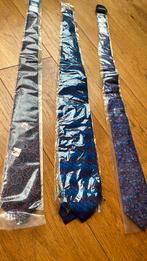 3 zijden stropdassen. Schitterende kleuren, Ophalen of Verzenden, Nieuw, Overige kleuren