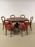 Antieke eethoek, Huis en Inrichting, Complete eetkamers, Ophalen, Gebruikt, Antiek, 4 tot 6 stoelen