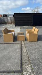 Tuinset loungeset, Kunststof, Gebruikt, Minder dan 60 cm, Rond