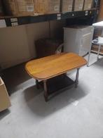 Salontafel afgerond eiken., Huis en Inrichting, Tafels | Salontafels, Ophalen, 100 tot 150 cm, 50 tot 75 cm, Eikenhout
