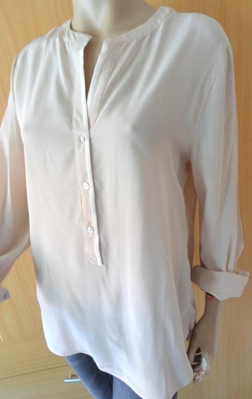 NADINE H poederroze zijde tuniek maat 40, Kleding | Dames, Blouses en Tunieken, Gedragen, Maat 38/40 (M), Roze, Verzenden