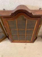 Antieke Houten Vitrinekast, Ophalen of Verzenden