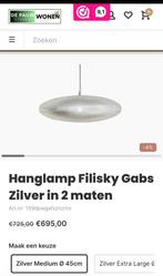 Hanglamp zilver Filisky Gabs Zensa, Huis en Inrichting, Minder dan 50 cm, Oosters, Metaal, Zo goed als nieuw