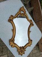 schitterende zeer oude mooie goudkleurige wandspiegel, Ophalen of Verzenden, Rechthoekig, Minder dan 50 cm