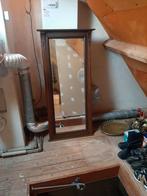 Antieke spiegel notenhout, Antiek en Kunst, Antiek | Spiegels, Ophalen, Rechthoekig