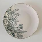Borden met bloemprint van AH, Huis en Inrichting, Keuken | Servies, Ophalen, Zo goed als nieuw, Bord(en), Overige stijlen