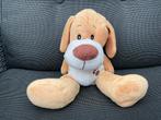 Nieuwe zgan pluche hondje knuffel beige wit 20cm, Ophalen, Nieuw, Hond