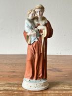 Beeld / sculptuur - Heilige Antonius met kindje Jezus, Antiek en Kunst, Ophalen of Verzenden