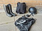 Paardrijkleding, laarzen, protector, helm/cap/ oortje, Ophalen of Verzenden, Zo goed als nieuw, Cap