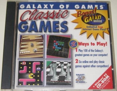 PC Game *** CLASSIC GAMES *** Galaxy of Games, Spelcomputers en Games, Games | Pc, Zo goed als nieuw, Overige genres, Ophalen of Verzenden