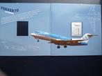 zilveren zegel Fokker 70 cityhopper, Verzamelen, Ophalen of Verzenden, Nieuw, Overige typen