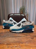 Nike Air Max 90 SE 'Zebra Pack - Brave Blue' - Rare Mt 38,5, Kleding | Dames, Schoenen, Wit, Nike, Ophalen of Verzenden, Sneakers of Gympen