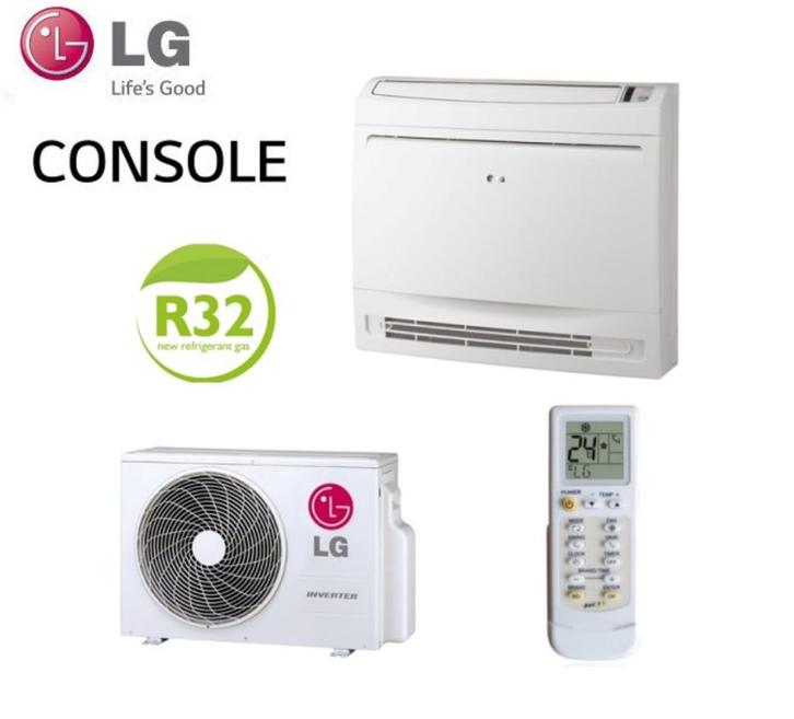 LG CONSOLE / VLOERMODEL   2.5KW - 5KW  WIFI A++  R32, Witgoed en Apparatuur, Airco's, Nieuw, Wandairco, 100 m³ of groter, 3 snelheden of meer