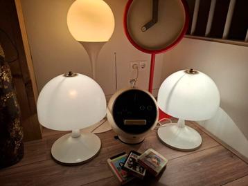 VINTAGE SPACE AGE MIDCENTURY HALA ZEİST MUSHROOM LAMPEN beschikbaar voor biedingen