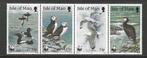 Eiland Man 408-411 WWF watervogels van het land fauna 1989 s, Postzegels en Munten, Postzegels | Thematische zegels, Verzenden