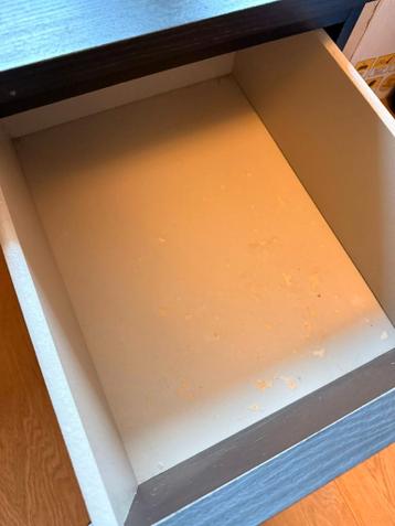 IKEA MALM Nachtkastje - Zwart Hout - afbeelding 2