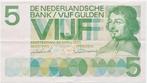 Nederland 5 Gulden 1966 Vondel I, Los biljet, Ophalen of Verzenden, 5 gulden