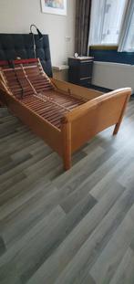 Elektrisch Verstelbaar Eenpersoons Bed, Ophalen, 90 cm, Eenpersoons, Bruin