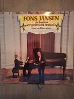 Fons Jansen - Ongewoon Recital LP, Cd's en Dvd's, Ophalen of Verzenden