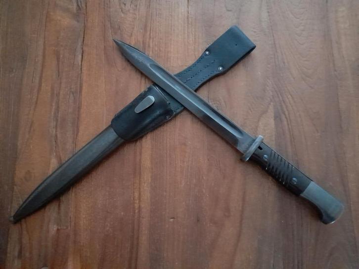 WW2 Duitse Mauser K98 bajonet compleet 1941, Verzamelen, Militaria | Tweede Wereldoorlog, Mes of Dolk, Duitsland, Ophalen of Verzenden