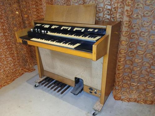 Hammond M100 (M102) toonwiel incl leslie aansluiting, Muziek en Instrumenten, Orgels, Gebruikt, Hammondorgel, 2 klavieren, Ophalen