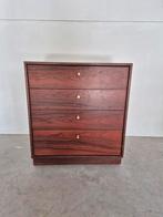 Palissander fineer formule lade kastje vintage design. , Ophalen, Gebruikt, Onbekend, Formule