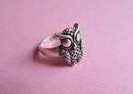 jwg Vintage 60s 70s uil uiltje zilveren ring zilver vogel, Sieraden, Tassen en Uiterlijk, Antieke sieraden, Verzenden, Zilver