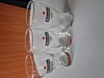 3 verschillend Heineken glazen 0.25l, Ophalen of Verzenden, Nieuw, Glas of Glazen, Heineken