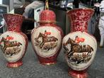 Vazen en keteltje, Antiek en Kunst, Antiek | Vazen, Ophalen of Verzenden