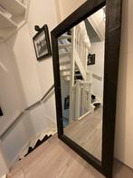 Steigerhouten spiegel {zwart), Huis en Inrichting, Woonaccessoires | Spiegels, Ophalen of Verzenden, Zo goed als nieuw