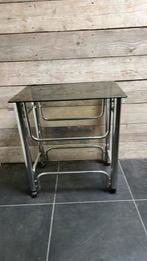 Vintage tv tafel, Ophalen, Zo goed als nieuw, 25 tot 50 cm, Rechthoekig