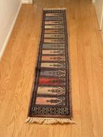 Vintage Loper Tapijt - Kleurrijk en Uniek!, Huis en Inrichting, Ophalen, Minder dan 50 cm, Gebruikt, Beige