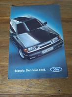 Ford Scorpio Der Neue Ford 1986 4 pag., Verzenden, Zo goed als nieuw, Ford