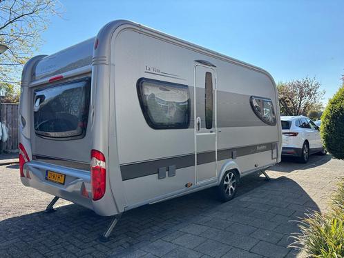 Hobby La Vita Veneto 460 UFE Voortent+Mover+Inboedel!, Caravans en Kamperen, Caravans, Particulier, tot en met 4, 1000 - 1250 kg