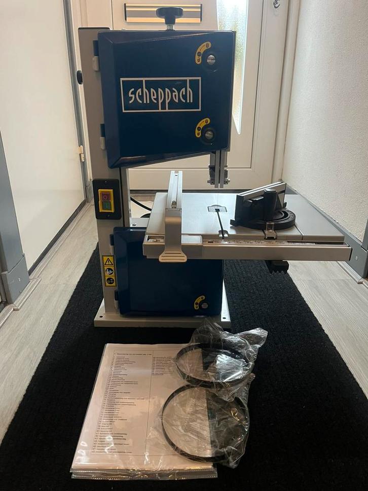Scheppach lintzaag. Als nieuwe!!!!, Doe-het-zelf en Verbouw, Gereedschap | Freesmachines, Zo goed als nieuw, Elektrisch, Ophalen of Verzenden