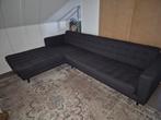 Antracietgrijze loungebank Dutch Design met comfortabele zit, Ophalen, Gebruikt, Stof, Modern