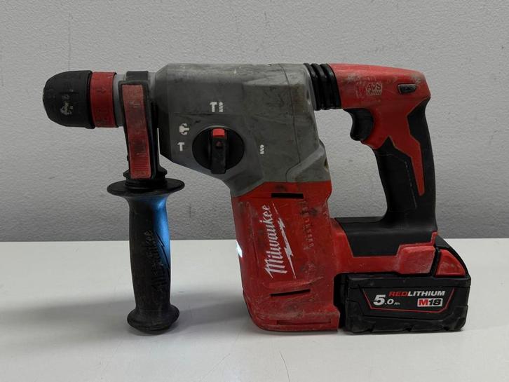 323201 Milwaukee M18 BLHX Accuboorhamer, Doe-het-zelf en Verbouw, Gereedschap | Boormachines, Gebruikt, Boor- en/of Breekhamer